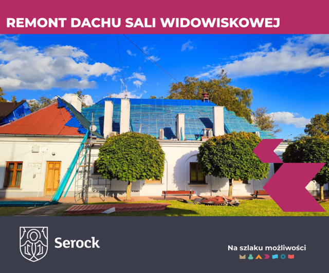 Remont dachu sali widowiskowej