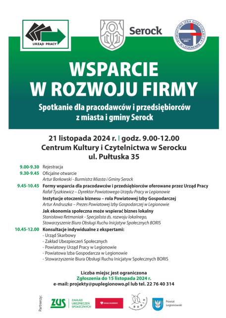 Wsparcie w rozwoju firmy