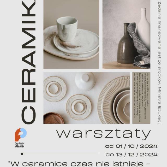 Warsztaty ceramiczne w serockim przedszkolu