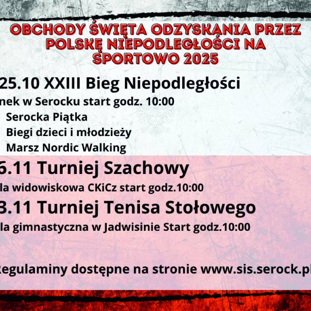 Turnieje Święto Niepodległości