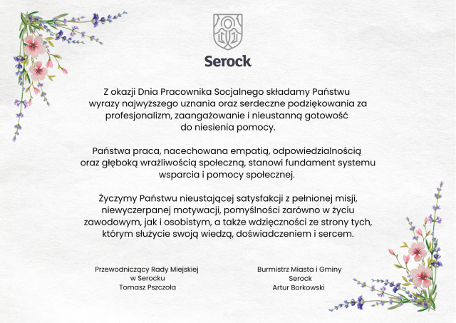 Dzień Pracownika Socjalnego