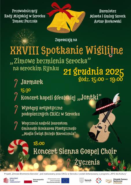 XXVIII Spotkanie Wigilijne "Zimowe brzmienia Serocka"