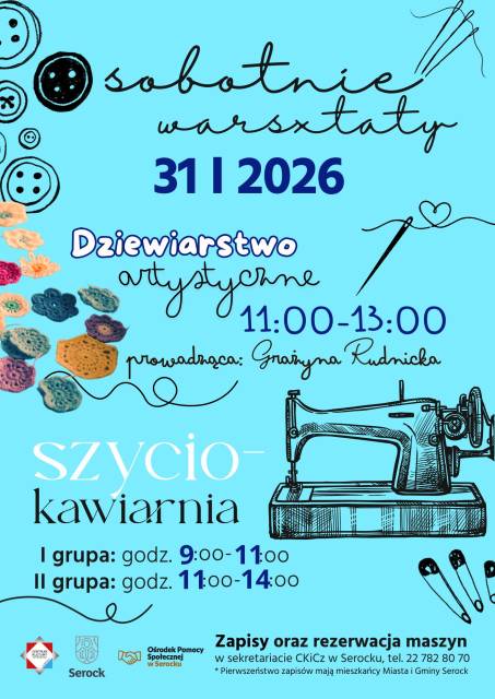SOBOTNIE WARSZTATY