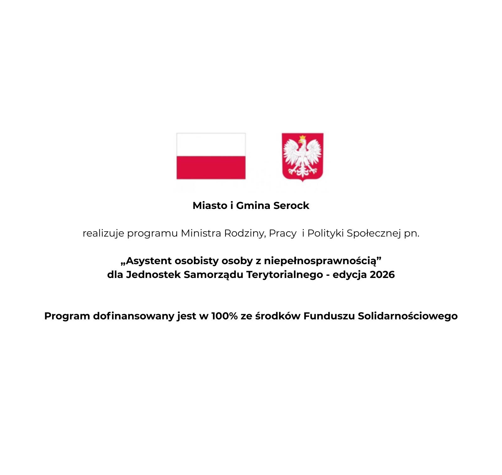 „Asystent osobisty osoby z niepełnosprawnością” dla Jednostek Samorządu Terytorialnego - edycja 2026