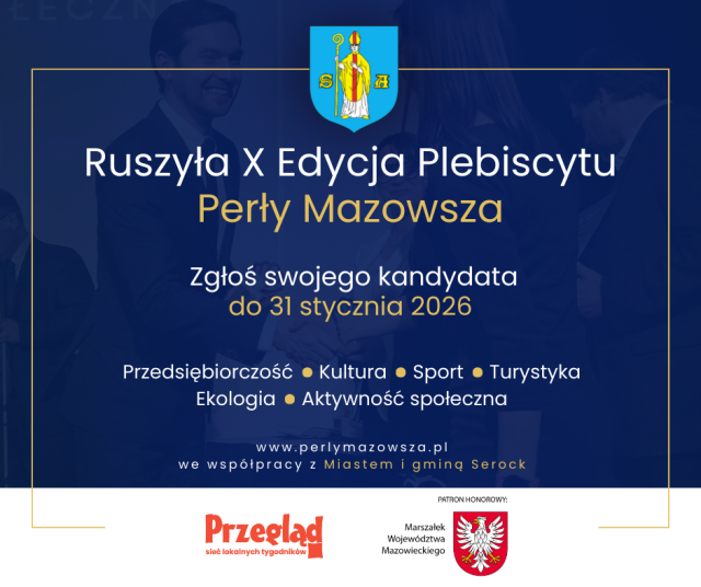 Trwa Plebiscyt „Perły Mazowsza” 2025!