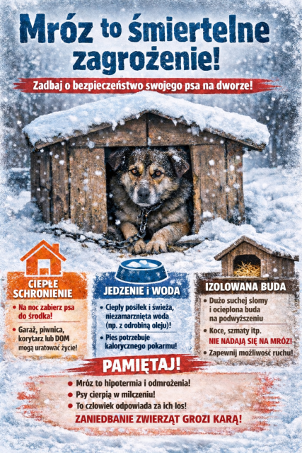 Uwaga na mróz! Jak chronić swojego psa zimą