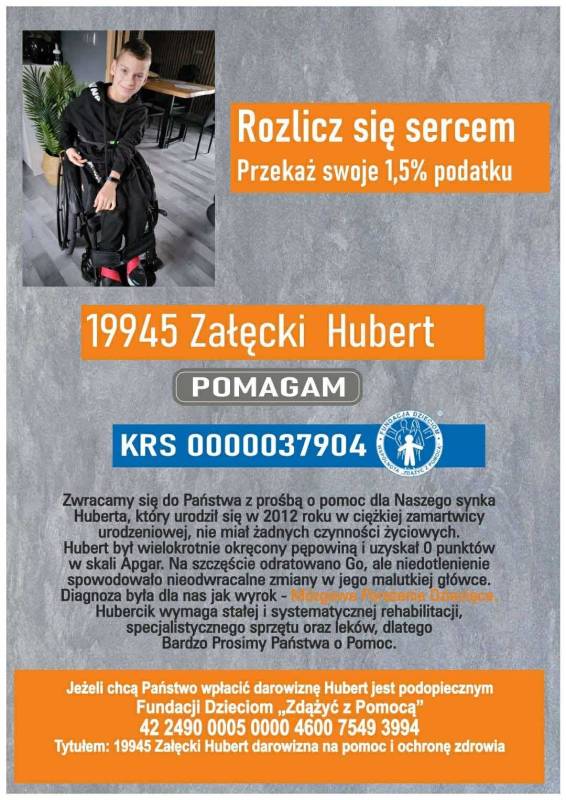 Pomagaj lokalnie – przekaż 1,5% swojego podatku!