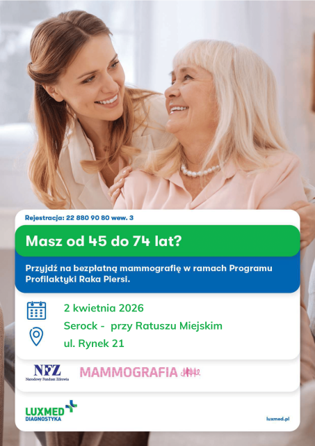 Bezpłatna mammografia