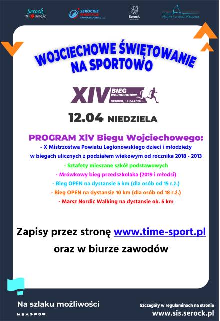 XIV Bieg Wojciechowy - zapisy