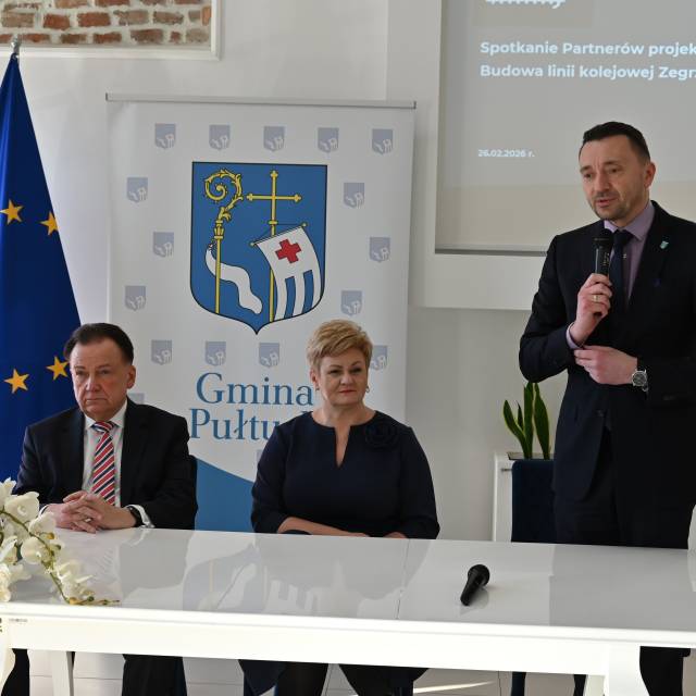 Podpisanie aneksów do umowy o partnerstwie i umowy dotacyjnej w ramach projektu budowy linii kolejowej Zegrze-Przasnysz