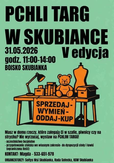 PCHLI TARG W SKUBIANCE – V EDYCJA!