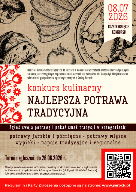 Zgłoś swój kulinarny specjał! (konkurs kulinarny: Najlepsza Potrawa Tradycyjna)