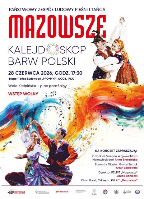 Państwowy Zespół Ludowy Pieśni i Tańca MAZOWSZE w Woli Kiełpińskiej