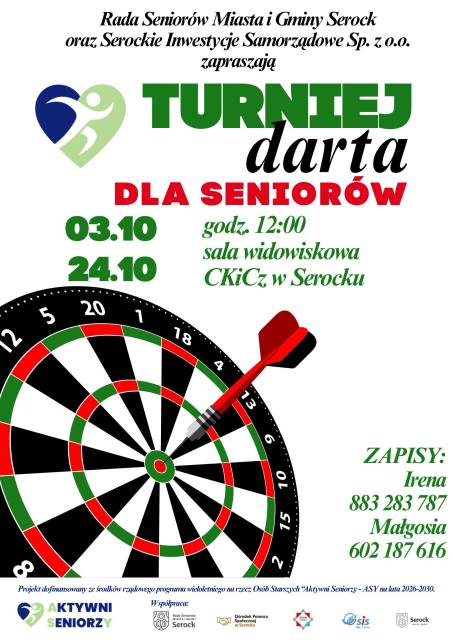 Turniej Darta dla seniorów