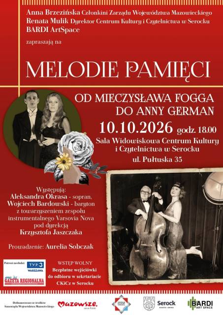Koncert „Melodie Pamięci – Od Mieczysława Fogga do Anny German”