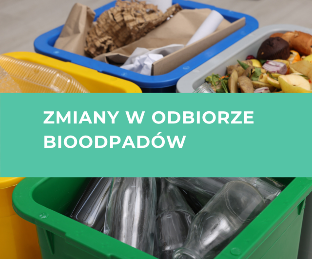Zmiany w odbiorze bioodpadów