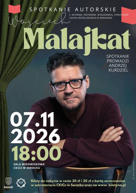 Spotkanie autorskie z Wojciechem Malajkatem
