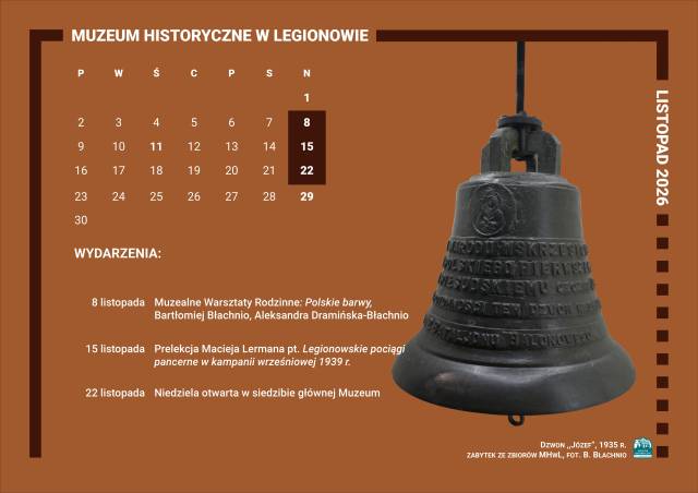 Listopadowe wydarzenia Muzeum Historycznego w Legionowie