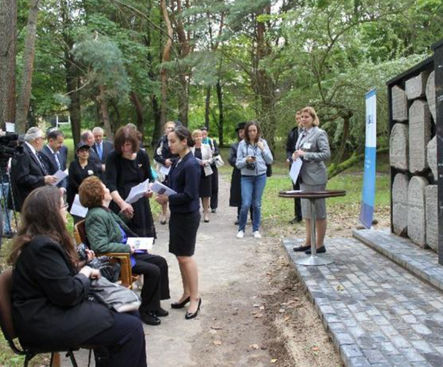 Odsłonięcie lapidarium 2014 r.