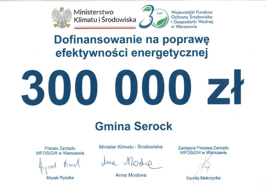 Poprawa efektywności energetycznej na terenie Miasta i Gminy Serock