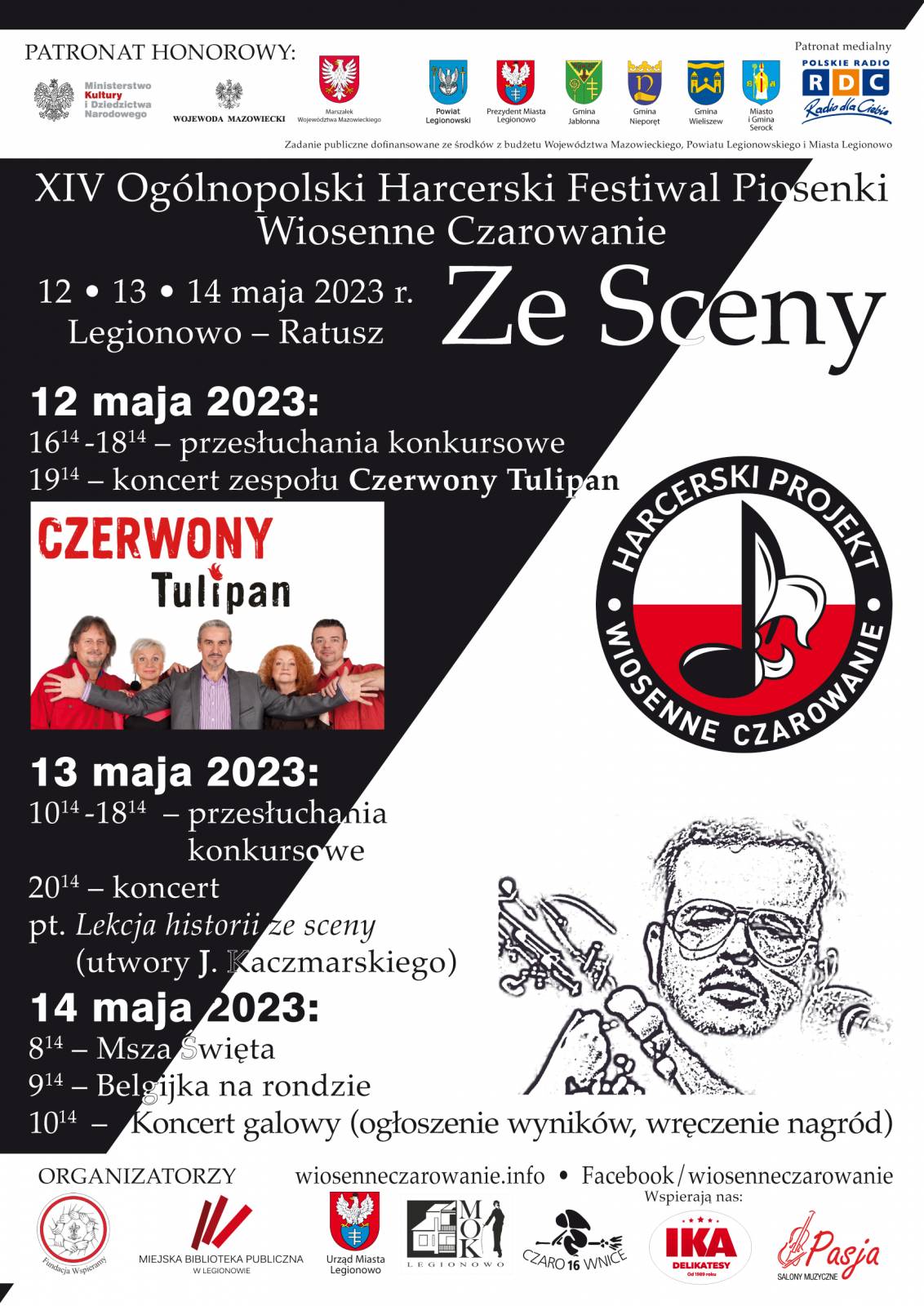 XIV Ogólnopolski Harcerski Festiwal Piosenki Wiosenne Czarowanie - Ze sceny