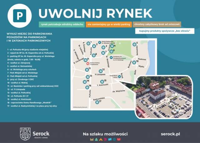 Utrudnienia w parkowaniu wokół rynku 25 i 26 czerwca