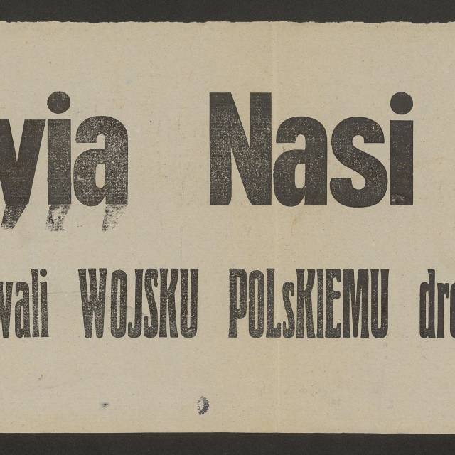 Afisz wydany po 1945 r. (Polona)